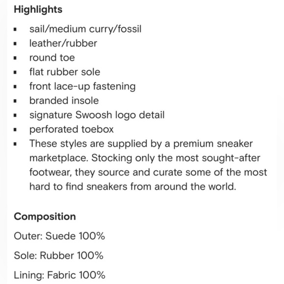 Nike Dunk Low Premium "Medium Curry" Suede Sneakers - Men’s 11.5 - Picture 13 of 14